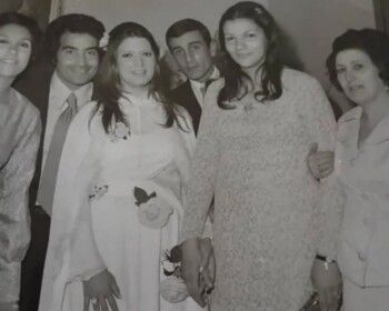 شاهد .. صور نادرة لشمس البارودي من عقد قرانها على حسن يوسف