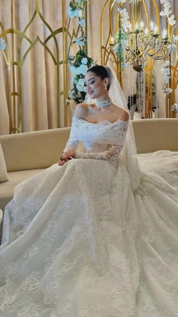 شاهد .. صـ دمة غير متوقعة .. فستان زفاف نارين بيوتي فضـ ح ما تعرض له إيلي صعب