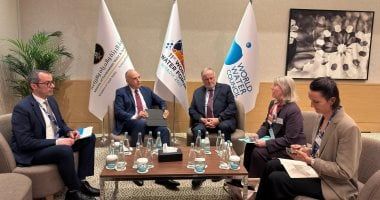 وزير الرى يلتقى رئيس المجلس العالمى للمياه بالسعودية