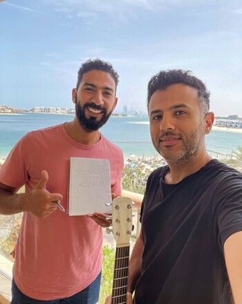 شاهد .. حمزة نمرة يبدأ تحضيرات ألبومه السابع