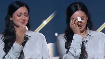 شاهد .. هيفاء حسين تنهار بالبكاء على الهواء .. هذا ما حدث