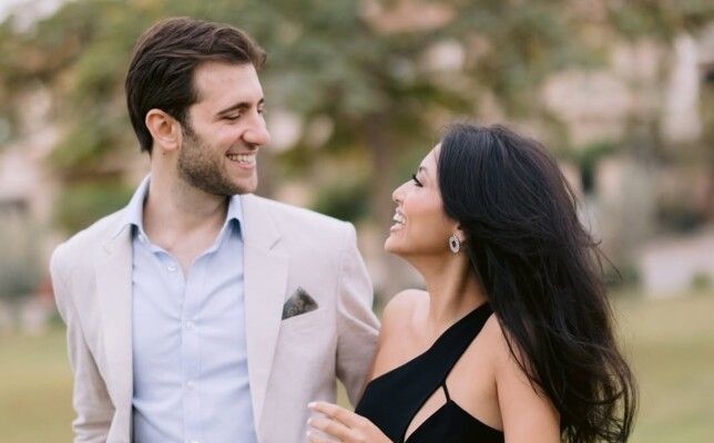 شاهد .. مي الغيطي تحتفل بزواجها من خطيبها الطبيب البريطاني