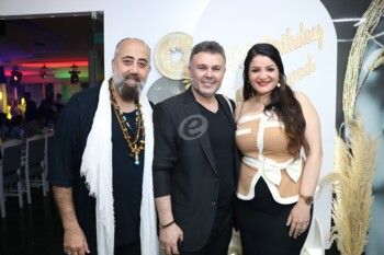 شاهد .. بالصور - حضور مهيب لأهل الفن والصحافة في عيد ميلاد غي أسود