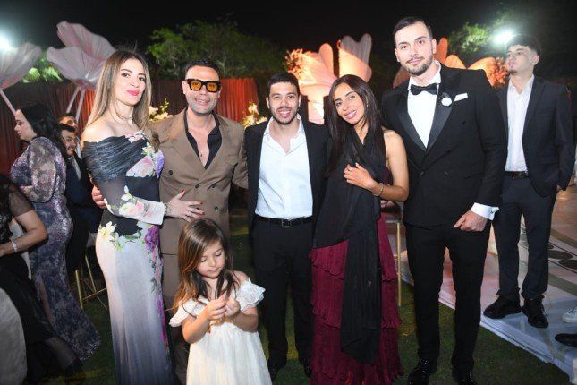 بحضور نجوم الفن.. حفل زفاف ابنة المنتج عصام امام.. صور