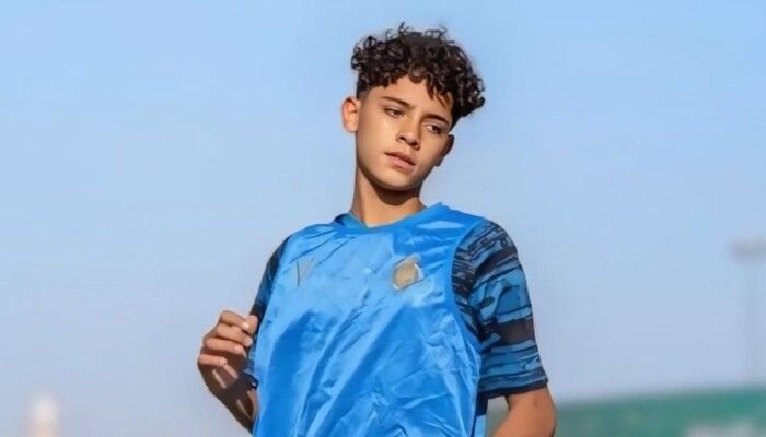 شاهد .. هل دخل كريستيانو رونالدو جونيور بأول قصة حب؟
