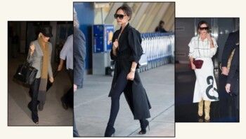 شاهد .. أحذية المطار المفضلة لدى فيكتوريا بيكهام هي الأكثر أناقة