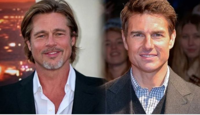 شاهد .. هل هناك خلاف بين توم كروز وبراد بيت