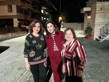 شاهد .. ما الذي يجمع إلهام شاهين وماجدة الرومي وكلوديا مرشيليان في لبنان