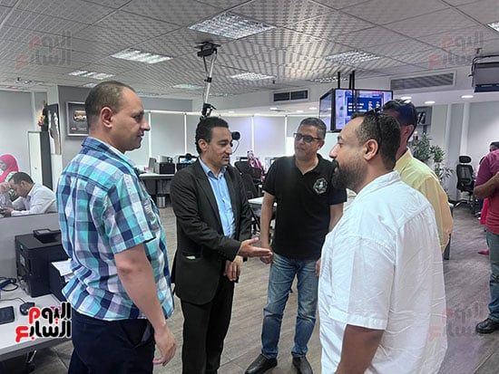 وفد صحيفة يوتايمز السعودية يزور اليوم السابع ويشيد بتجربته الرائدة