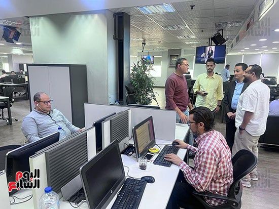 وفد صحيفة يوتايمز السعودية يزور اليوم السابع ويشيد بتجربته الرائدة