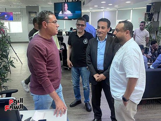 وفد صحيفة يوتايمز السعودية يزور اليوم السابع ويشيد بتجربته الرائدة