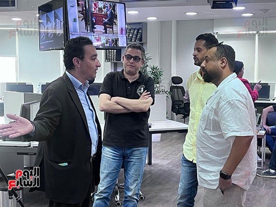 وفد صحيفة يوتايمز السعودية يزور اليوم السابع ويشيد بتجربته الرائدة