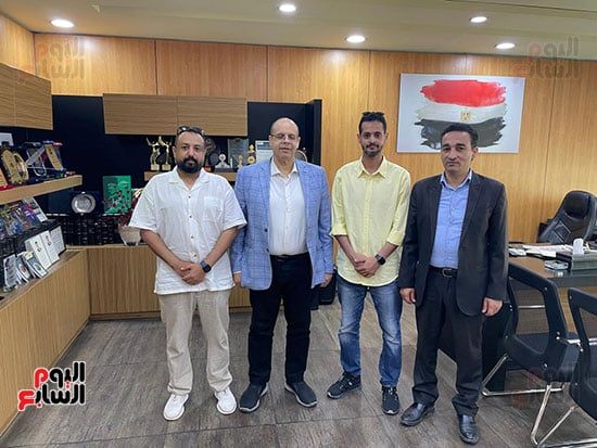 وفد صحيفة يوتايمز السعودية يزور اليوم السابع ويشيد بتجربته الرائدة