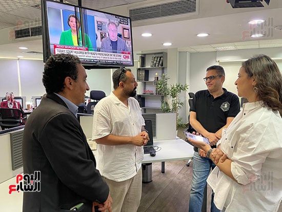 وفد صحيفة يوتايمز السعودية يزور اليوم السابع ويشيد بتجربته الرائدة