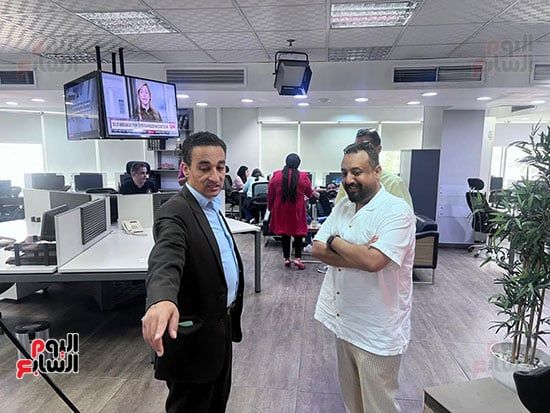 وفد صحيفة يوتايمز السعودية يزور اليوم السابع ويشيد بتجربته الرائدة