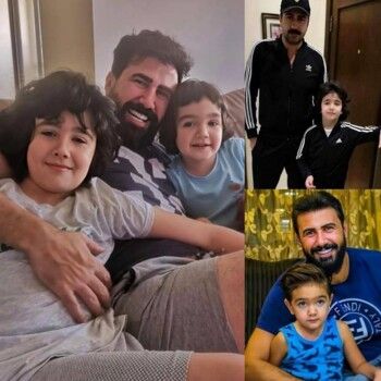 شاهد .. عائلته بعيدة جداً عن الأضواء.. إليكم أجمل صور خالد القيش مع زوجته وأولاده