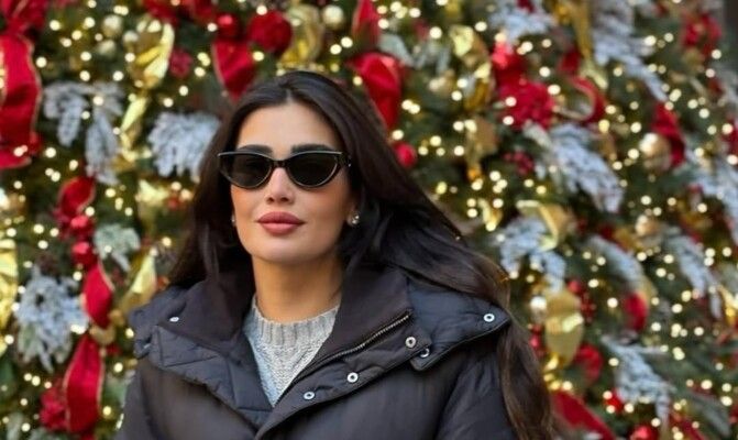 شاهد .. جيسيكا عازار متألقة بفستان أنيق للغاية.. وهذا سعره