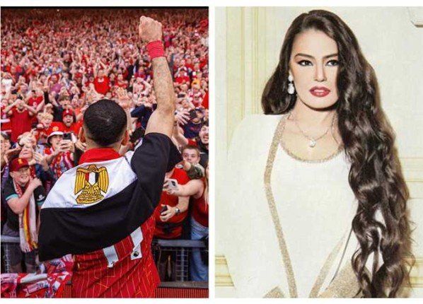 رسالة من شيريهان إلى محمد صلاح بعد رفعه علم مصر