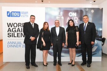 شاهد .. جامعة سيدة اللويزة تكرم أهل الصحافة والإعلام