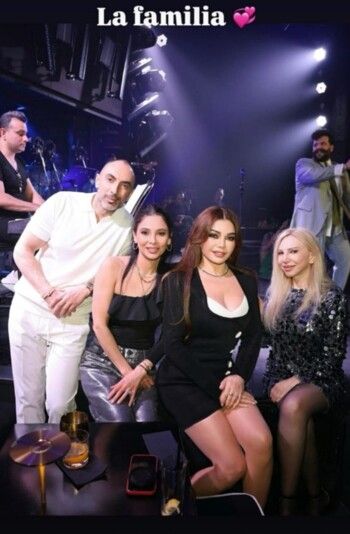 شاهد .. جمال شقيقة هيفا وهبي يلفت الأنظار بأحدث ظهور لها