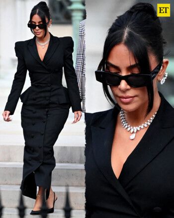 شاهد .. كيم كارداشيان تعتمد إطلالة بملايين الدولارات في محكمة قصر العدل في باريس