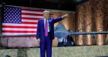 رقصة ترامب.. لقاء الرئيس الأمريكى بجنوده فى قاعدة العديد بقطر (فيديو)