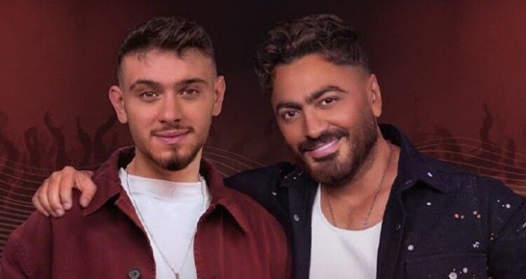 شاهد .. تامر حسني والشامي ينتهيان من تصوير الديو باللهجتين المصرية والسورية