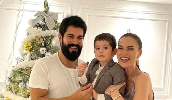 شاهد .. بوراك أوزجفيت وفهرية أفجان يحتفلان بطريقة مميزة بعيد الميلاد السادس لابنهما كاران