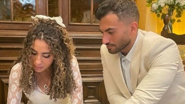 شاهد .. يوسف حشيش ومنة القيعي يعلنان زواجهما