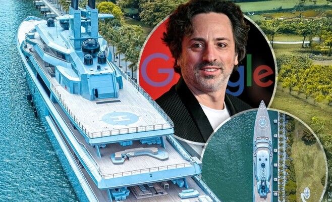 شاهد .. قلعة عائمة.. إليكم يخت مؤسس شركة جوجل الفخم
