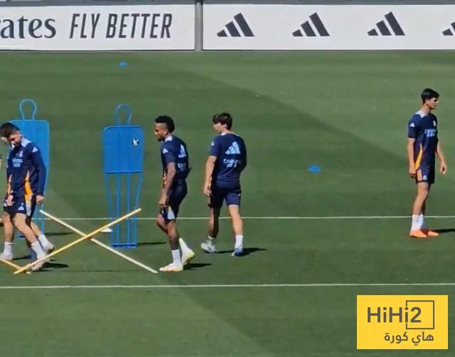 مفاجأة في آخر حصة تدريبية لأنشيلوتي.. صورة
