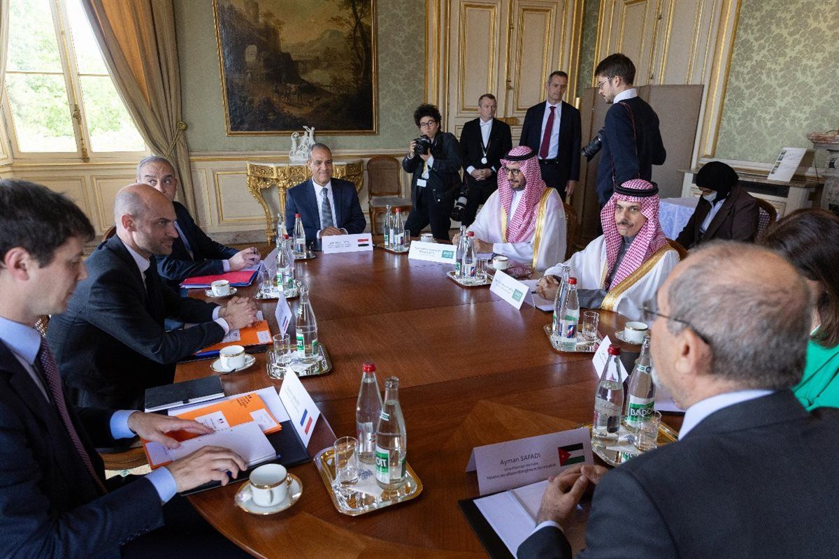 مصر والسعودية والأردن يناقشوا دعم إحلال السلام في المنطقة وتنفيذ حل الدولتين