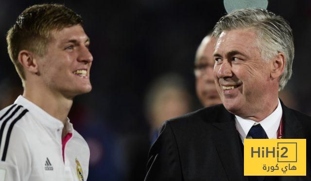 رسالة كروس لـ أنشيلوتي بعد رحيله عن ريال مدريد