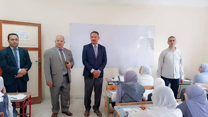 جولة تفقدية لمسؤولي التعليم بالفيوم لمتابعة سير امتحانات نهاية العام