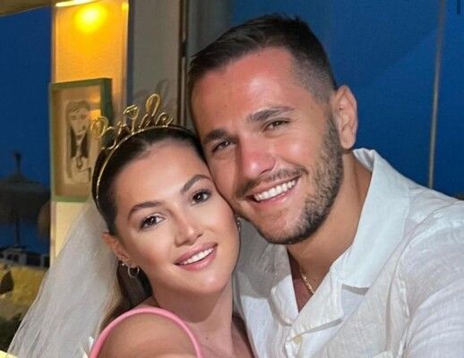 شاهد .. دانا الحلاني تحتفل بالذكرى السنوية الأولى على خطوبتها من آلان سعد