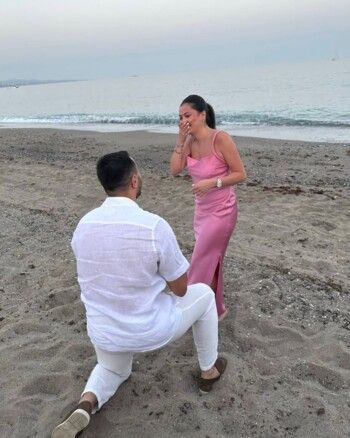 شاهد .. دانا الحلاني تحتفل بالذكرى السنوية الأولى على خطوبتها من آلان سعد