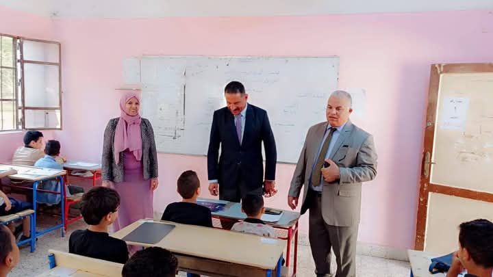 جولة تفقدية لمسؤولي التعليم بالفيوم لمتابعة سير امتحانات نهاية العام
