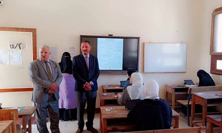 جولة تفقدية لمسؤولي التعليم بالفيوم لمتابعة سير امتحانات نهاية العام