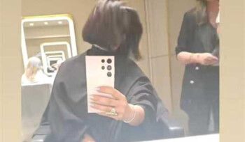 شاهد .. منى زكي تخطف الأنظار بقصة بـ "لوك" جديد