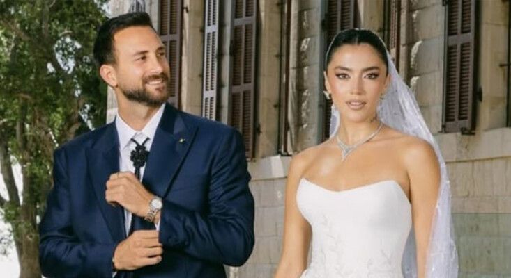 شاهد .. فستان زفاف ستيفاني عطالله صُمم لها خصيصاً .. وهذه كل المعلومات عنه