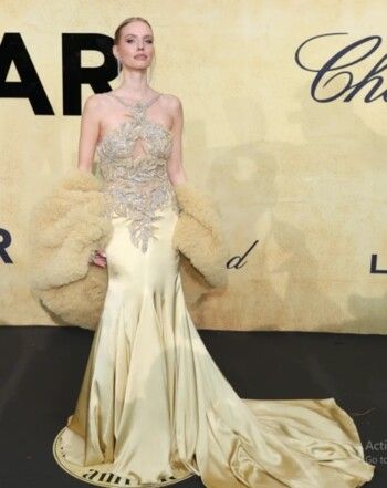 شاهد .. أناقة لا تغيب.. فساتين الميرميد تكتب فصلاً جديداً في موضة كان