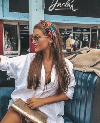 شاهد .. وشاح الشعر.. الأكسسوار الذي لا يغيب عن موضة الصيف