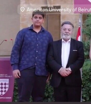 شاهد .. أحدث ظهور لـ إبن ملحم زين البكر مع جده.. أصبح شابًا - بالصورة