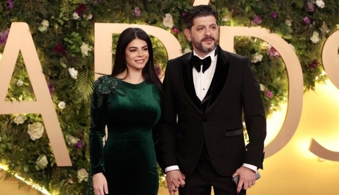 شاهد .. طوني عيسى وأمونة عيد يرزقان بمولودهما الثاني