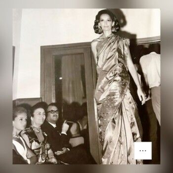 شاهد .. صورة نادرة تجمع أول عارضة أزياء لبنانية مع جورجينا رزق