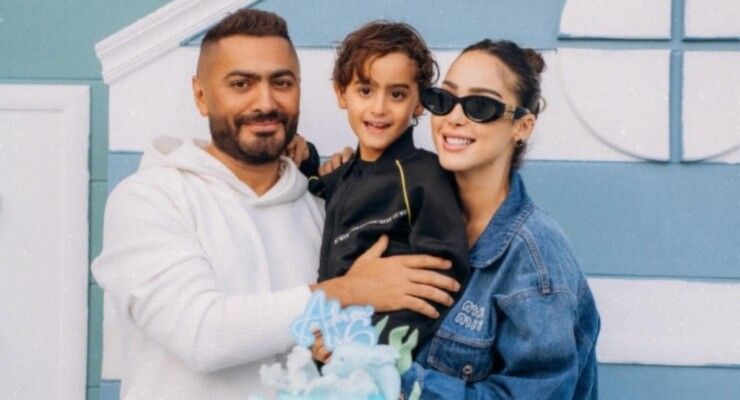 شاهد .. بعد أيام من القلق.. تطور جديد في الحالة الصحية لـ إبن تامر حسني