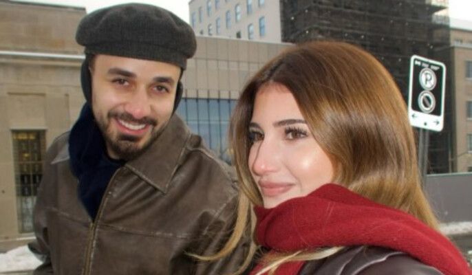 شاهد .. وردة عن كل يوم جمعة.. أسامة مروة يقدم عدد هائل من الورود لـ شيرين بيوتي قبل زفافهما