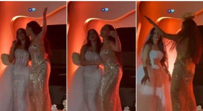 اتفرج | بالفيديو.. مايان السيد تخطف أنظار الجمهو برقصها في حفل زفاف شقيقتها