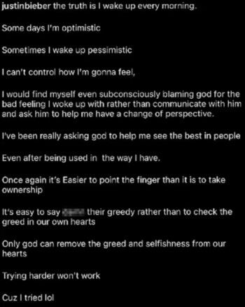 شاهد .. للمرة الأولى ... جاستن بيبر يتحدث عن حقيقة حالته النفسية بالتفاصيل