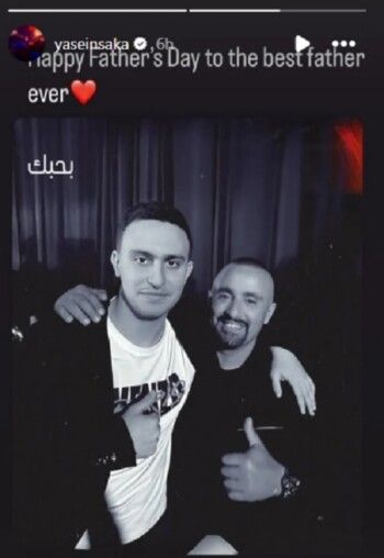 شاهد .. بعد طلاق أحمد السقا .. ابنه يسانده برسالة حب